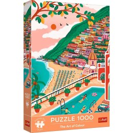Puzzle The Art of Colour Premium Plus Positano, Włochy 1000 el. Trefl (10895)