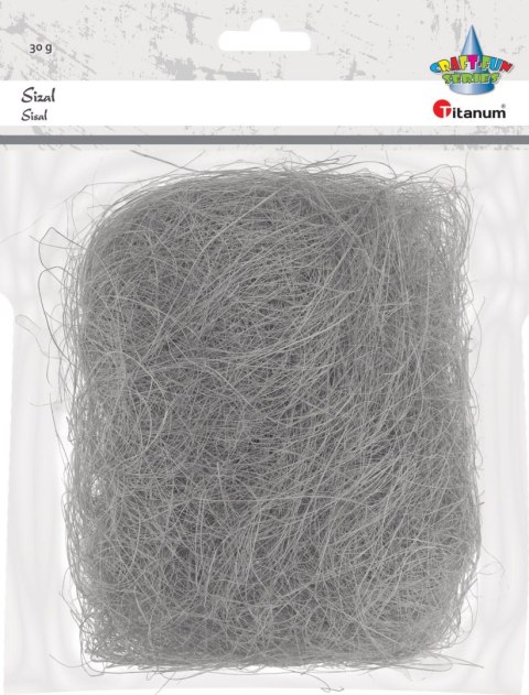 Sizal Craft-Fun Series szary 30g Titanum (23BR1225-7)