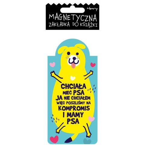 Zakładka do książki magnetyczna NW PIES Henry (5907465661010)