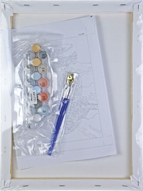 Zestaw kreatywny Malowanie po numerach 30x40cm Kotek Flamingo Line (FC226)