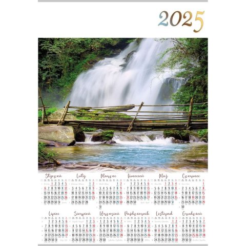 Kalendarz ścienny MOST plakatowy 607mm x 880mm Lucrum (PL07)