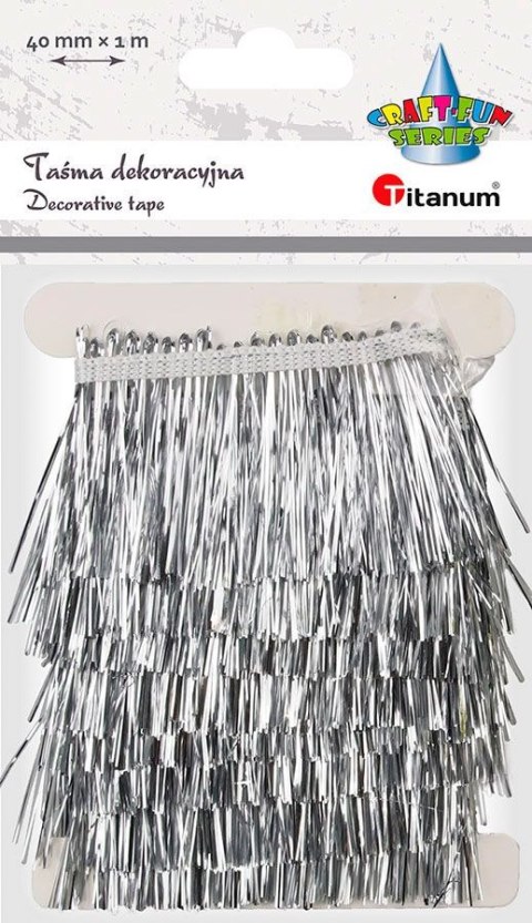 Ozdoba piankowa Craft-Fun Series Taśma plastikowe frędzle Titanum (23BR1218-3)