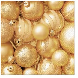 Serwetki Paw BN Christmas celebrations baubles mix nadruk bibuła [mm:] 330x330 (TL233600)