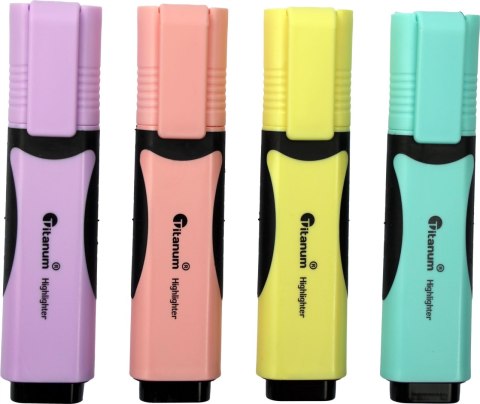 Zakreślacz wkład 4 kolory 1-5mm Titanum (T01060491)