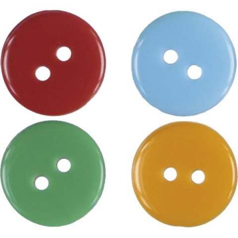 Guziki Craft-Fun Series samoprzylepne 12mm mix 66 szt Titanum (21XZ1216-11)