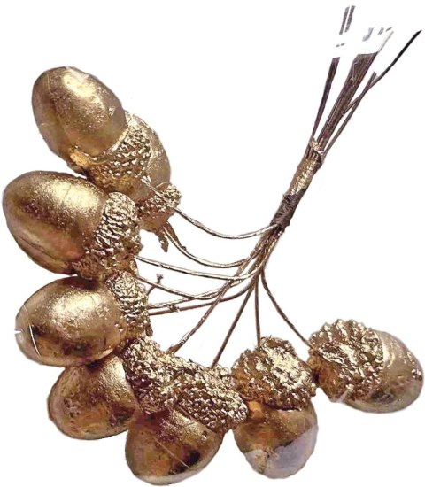 Ozdoba styropianowa Craft-Fun Series Żołędzie złote Titanum (DIY-E-24 (41))