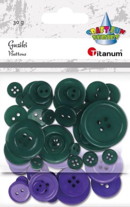 Guziki Craft-Fun Series plastikowe mix Titanum (24BR0202-32)