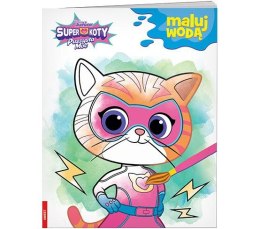 Książka dla dzieci Disney Superkoty MALUJ WODĄ Ameet (MW 9122)