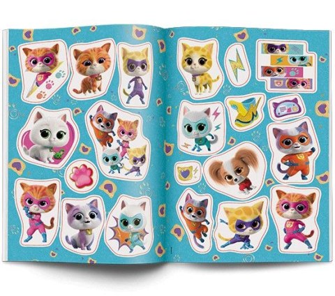 Książka dla dzieci Disney superkoty. Kolorowanka z Naklejkami Ameet (NA-9136)