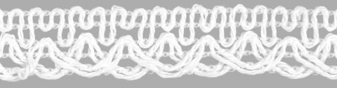 Wstążka Craft-Fun Series Koronka 11x3 [mm x m] biała Titanum (24BR0201-81)