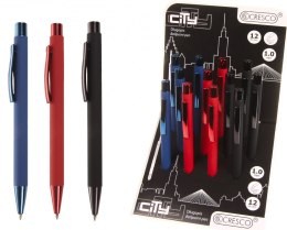 Długopis Zenith 4 12 SZTUK CITY 59074642232663 wkład niebieski 1,0mm Cresco (750035)