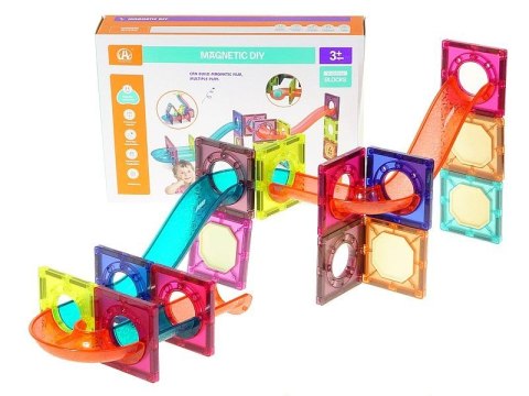 Klocki magnetyczne 37 elementów Adar (563933)