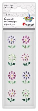 Kryształki Craft-Fun Series kwiaty mix Titanum (24MH0340)