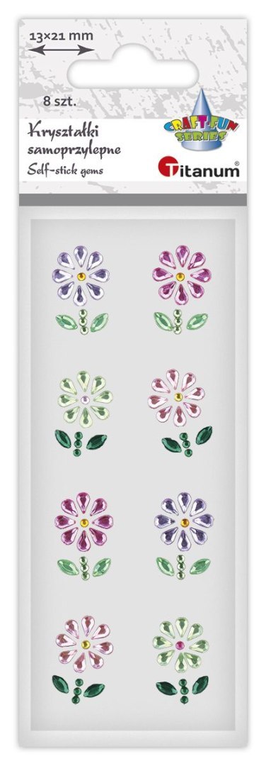 Kryształki Craft-Fun Series kwiaty mix Titanum (24MH0340)