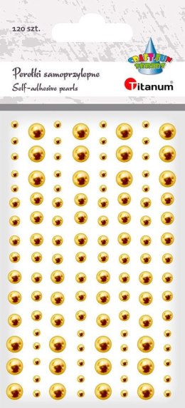 Kryształki Craft-Fun Series perełki złote Titanum (24MH03116(gold))