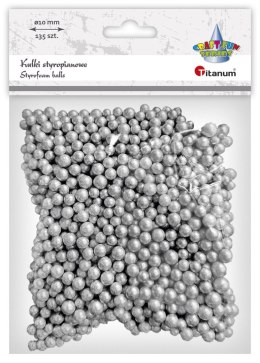 Ozdoba styropianowa Craft-Fun Series Srebrne kulki styropianowe Titanum