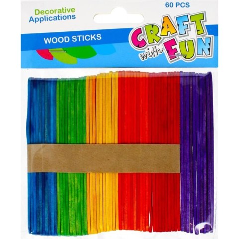 Patyczki 60 szt Craft with Fun (481025)