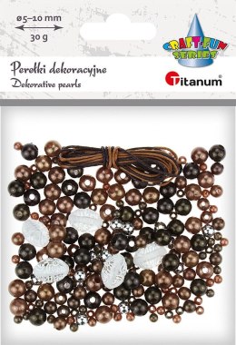 Perełki Craft-Fun Series zestaw do zrobienia biżuterii Titanum (BR230008-black)