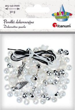 Perełki Craft-Fun Series zestaw do zrobienia biżuterii Titanum (BR230008-silver)