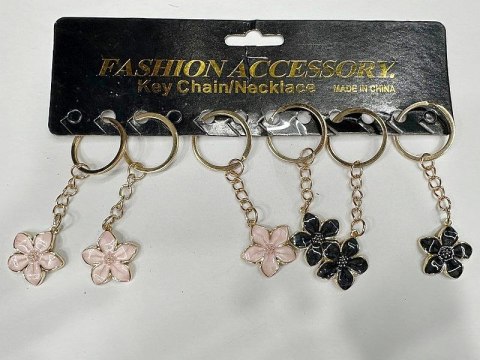 Brelok kwiatek, karta 12szt Adar (609808)