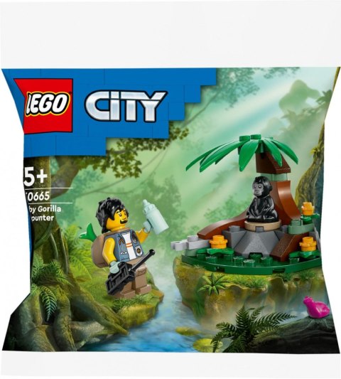Klocki konstrukcyjne City Spotkanie z małym gorylem Lego (30665)