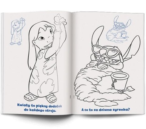 Książka dla dzieci Disney Stich Kolorowanka z Naklejkami Ameet (NA-9135)