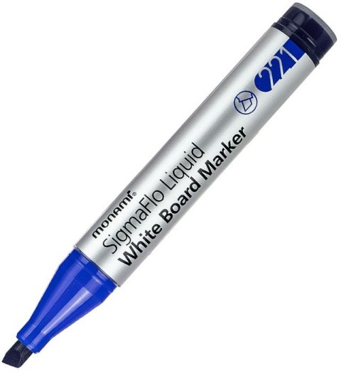 Marker suchościeralny SigmaFlo WBM-C221 2080151517 wkład niebieski okrągła końcówka Monami (160-2437)