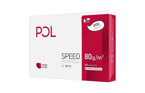 Papier ksero A4 speed biały 500k. 80g [mm:] 210x297 Pol