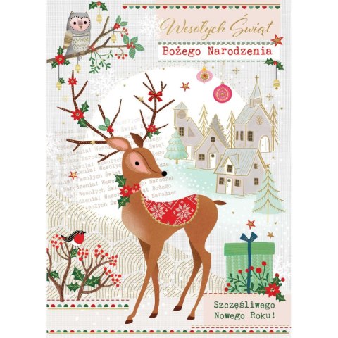 Kartka składana BN SARENKA ZIMOWA B6 Henry (5905701483457)