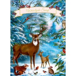 Kartka składana BN SWIATECZNY LAS B6 Henry (5907465666954)