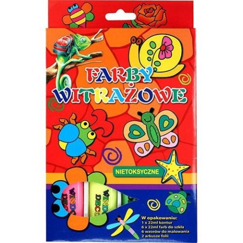 Farba do malowania na szkle 22ml 6 kolor. Titanum (3037)