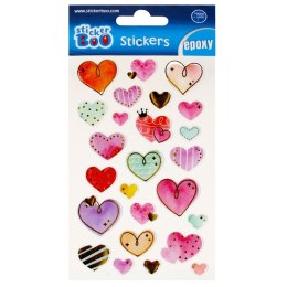 Naklejka (nalepka) Serca Starpak (493725)