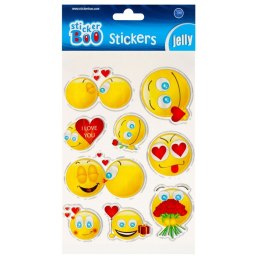 Naklejka (nalepka) Stickerboo S-Boo Jelly Emotikony (493720)