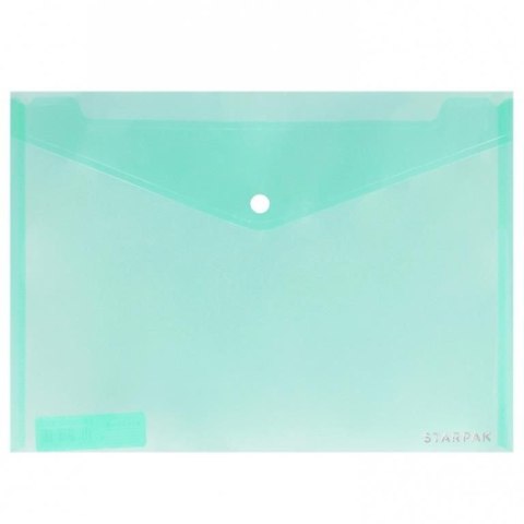 Teczka plastikowa na guzik Office A4 transparentna Starpak (449976)