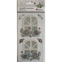 Kryształki Craft-Fun Series okna ze skrzyniami kwiatów mix Titanum (24MH03221)