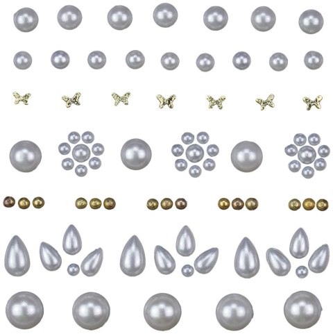 Kryształki Craft-Fun Series perełki mix Titanum (24MH0324)