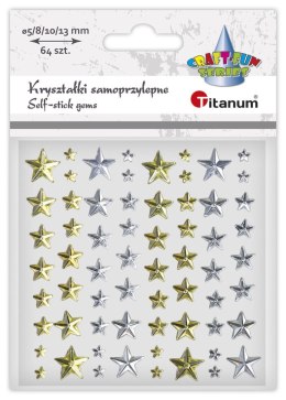 Kryształki Craft-Fun Series gwiazdki złoty/srebrny Titanum (24MH0381)