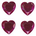 Kryształki Craft-Fun Series serca fuksja Titanum (24sl03138)