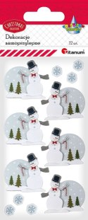 Naklejka (nalepka) Craft-Fun Series bałwanki Titanum (21XQ1128)