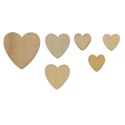 Ozdoba drewniana Craft-Fun Series serca drewniane Titanum (178246X)
