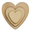 Ozdoba drewniana Craft-Fun Series serca drewniane Titanum (178246X)