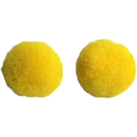 Pompony Craft-Fun Series żółty 120 szt Titanum (0126Y)