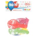 Balon gumowy Z NADRUKIEM 5 szt mix 300mm 12cal Godan (GS110/18)
