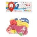 Balon gumowy Z NADRUKIEM 5 szt mix 300mm 12cal Godan (GS110/4)