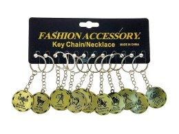 Brelok znak zodiaku metalowy, karta 12szt. Adar (614680)