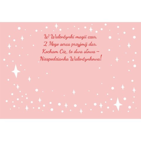 Kartka składana B6 Karnet B6 Walentynki KŁÓDKI Henry (5905701487493)