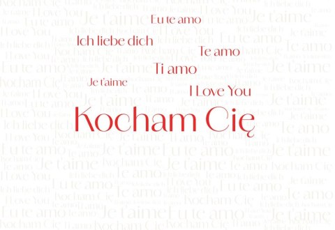 Kartka składana B6 Karnet B6 Walentynki LATAWCE Henry (5905701487554)