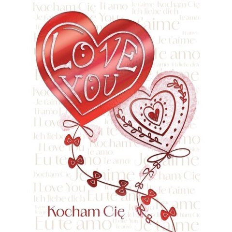 Kartka składana B6 Karnet B6 Walentynki LATAWCE Henry (5905701487554)