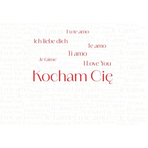 Kartka składana B6 Karnet B6 Walentynki LATAWCE Henry (5905701487554)