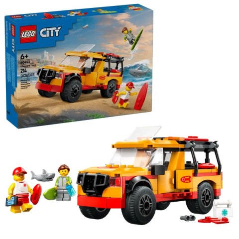 Klocki konstrukcyjne City Furgonetka ratowników plażowych Lego (60453)
